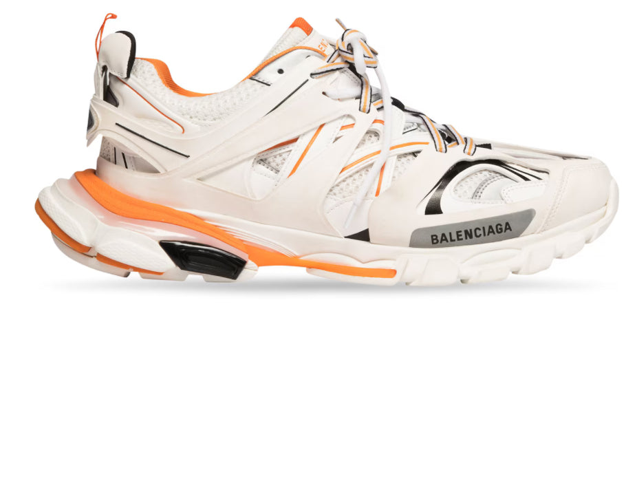 Balencia Tracks - White & orange
