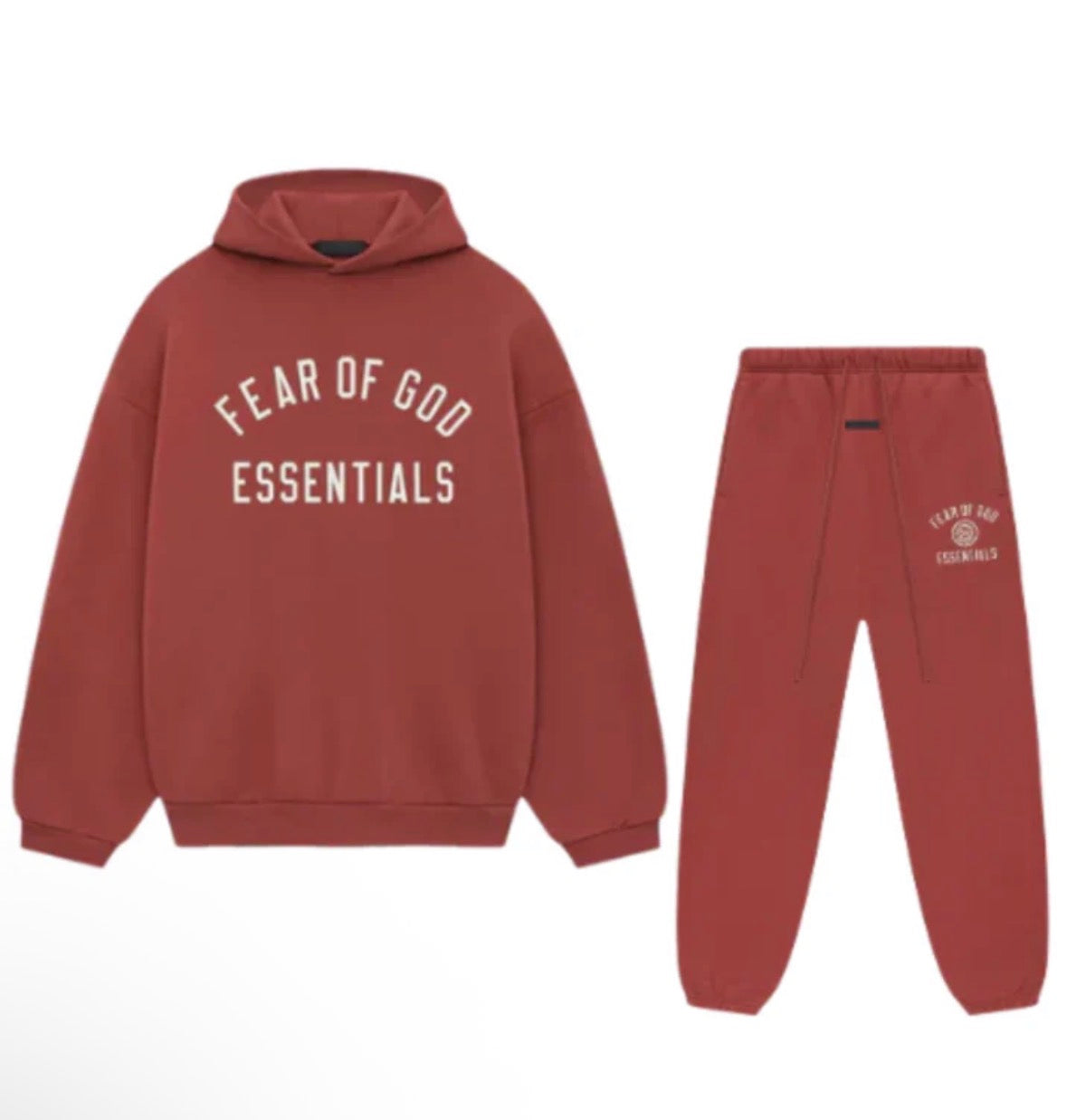 Fear Of God Essentials FW24 Crimson Full Set