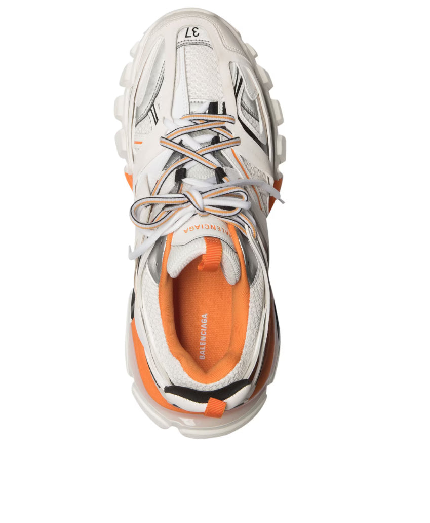 Balencia Tracks - White & orange