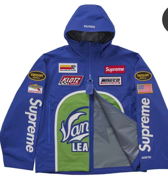 Veste supreme color bleu