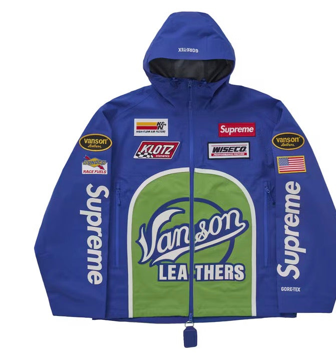 Veste supreme color bleu