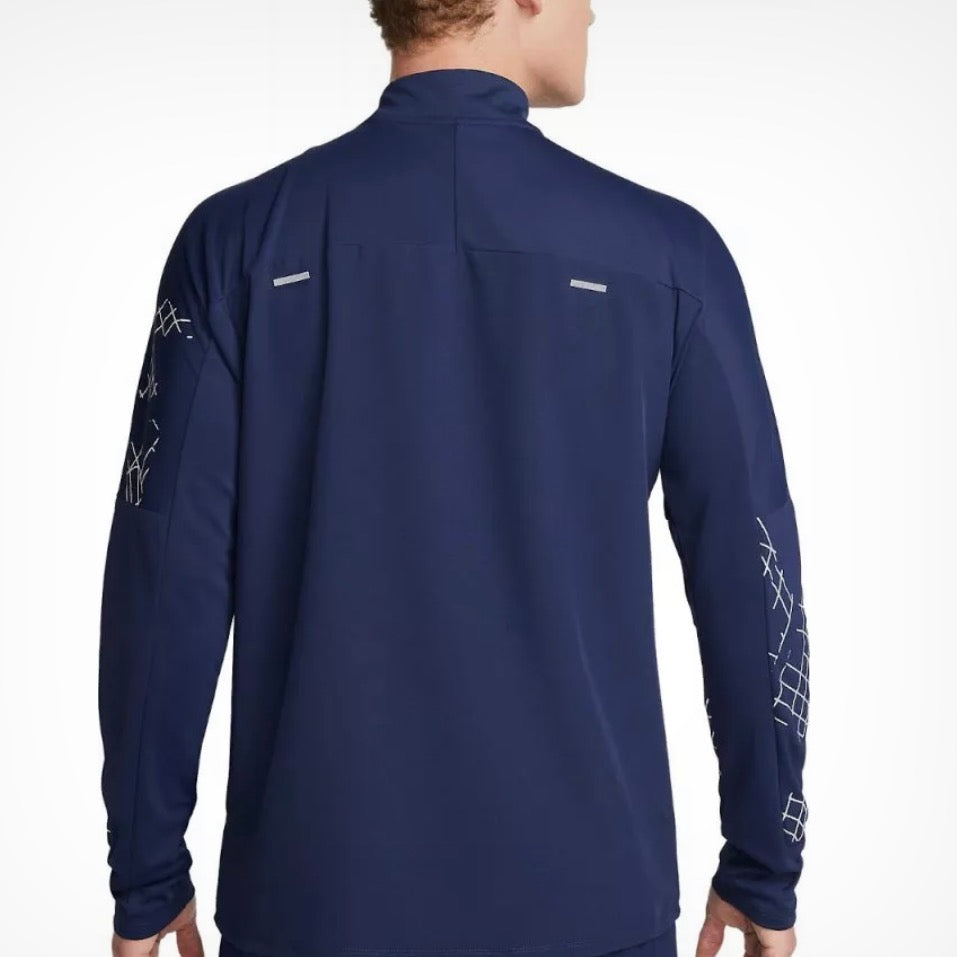 Tee-shirt à manches longues Gilet Nike Therma-FIT ADV Repel AeroLoft Element Men s 1/2-Zip Flash Running Top