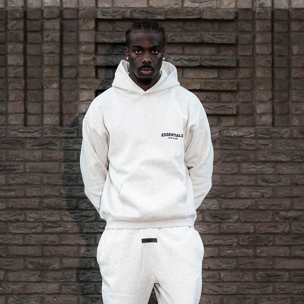 Fear of God Essentials Hoodie SS22 'Light Oatmeal'