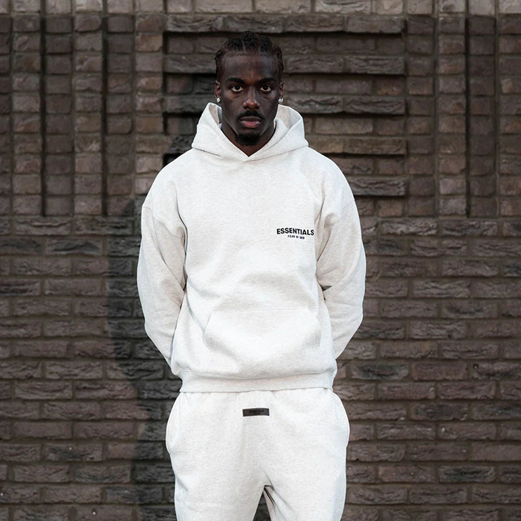 Fear of God Essentials Hoodie SS22 'Light Oatmeal'